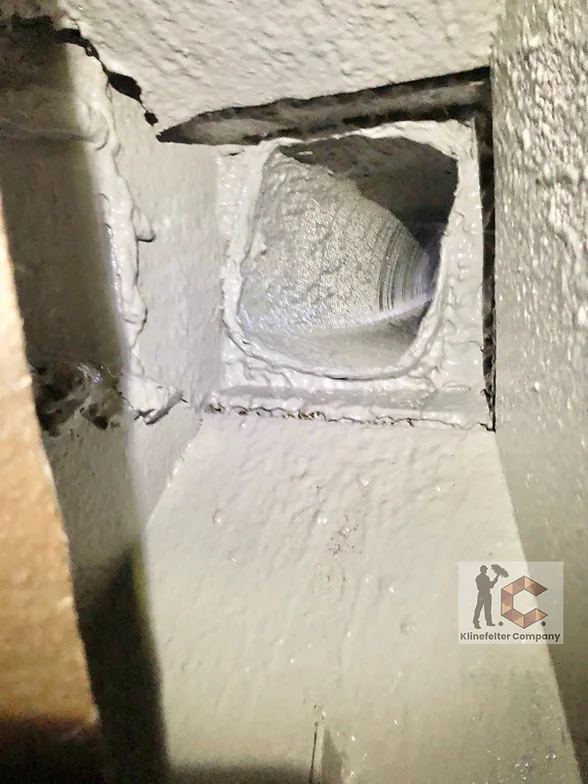 Interior of Chimney in Roseville MN