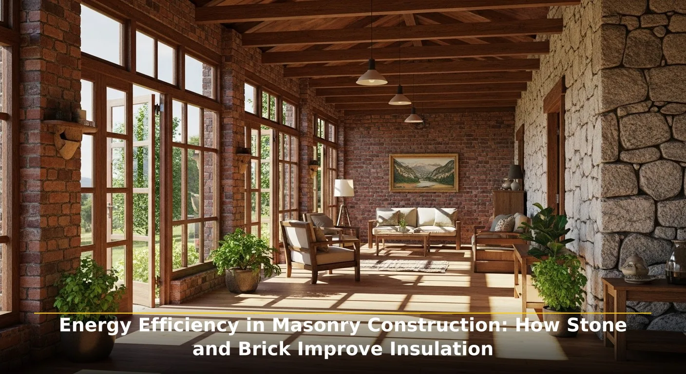 Energy Efficiency in Masonry Construction: How Stone and Brick Improve Insulation