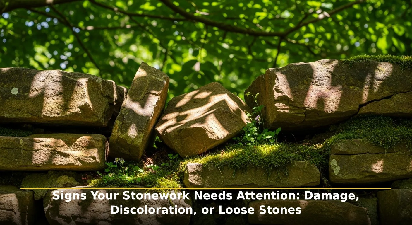 Signs Your Stonework Needs Attention_ Damage, Discoloration, or Loose Stones